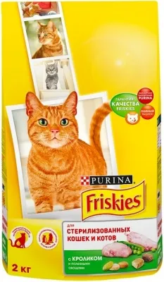 Friskies steril macskák Friskis eledel sterilizált macskák és ivartalanított macskák