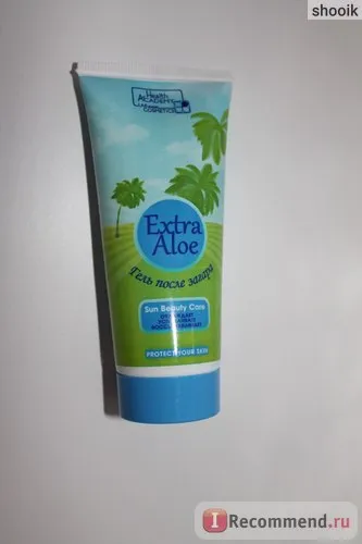 After Sun Gel de sănătate a academiei de aloe suplimentare - «gel minunat după arsură! Sau cat de cool