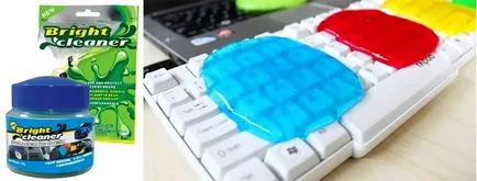 Gel de curățare rating tastatură - modul de utilizare