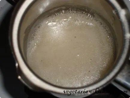 Глазура на пудра захар към водата, вкусни вегетариански рецепти