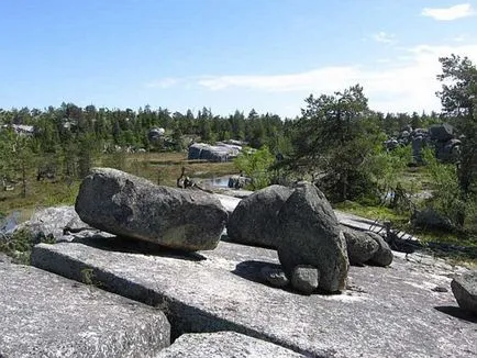 Mountain Vottovaara Karéliában titokzatos helyen
