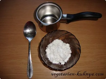 Глазура на пудра захар към водата, вкусни вегетариански рецепти