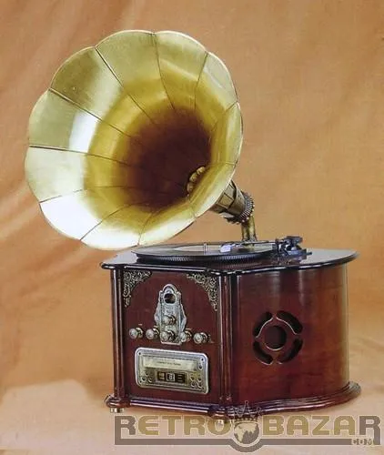 Gramofoane și fonografe cu manetă, distracție, revista, retrobazar, colectorii portal și iubitorii de vechi