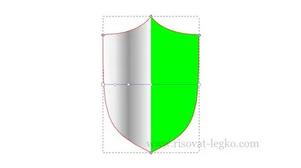 Inkscape trage scut lecții în editorul grafic