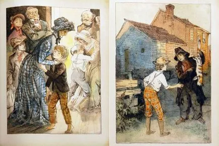 Ilustrații germaniu Mazurina „Timur și echipa sa“ și „Aventurile lui Tom Sawyer“