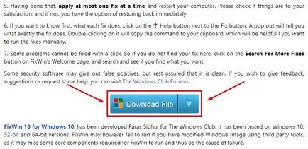Как да се коригират евентуални грешки прозорци 10 програма fixwin 10