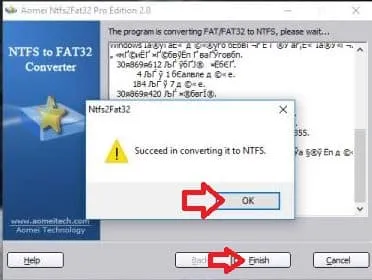Cum se convertesc la FAT32 NTFS fără ferestre de pierdere de date, în timpul săptămânii de suport tehnic