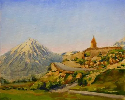 Как да се направи планински пейзаж на Армения, Андрю Pugach
