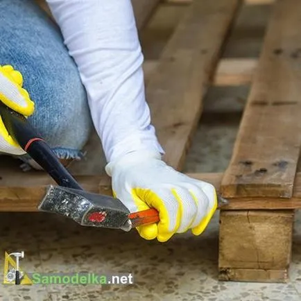 Hogyan szétszedni a raklapok törés nélkül táblák