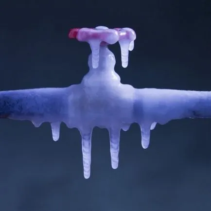 Cum se dezgheța conducte de încălzire și moduri de a rupe rapid gheața și unele rece-rezistent la apă