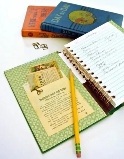 Hogyan készítsünk egy notebook vintage stílusú