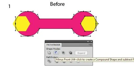 În Adobe Illustrator și kombinirovt obiecte vectoriale Align - rboom