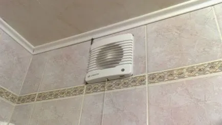 Cum se instalează ventilatorul în baie