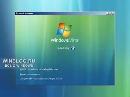 Cum se instalează sistemul de operare Windows Vista într-un mod de încărcare duală, coroborat cu Windows XP