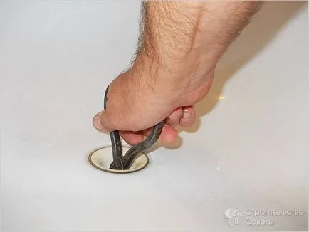 Hogyan kell telepíteni a mosogató a fürdőszobában - A telepítés szifon képen fürdő