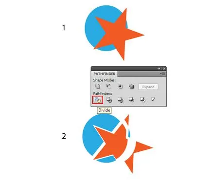 În Adobe Illustrator și kombinirovt obiecte vectoriale Align - rboom