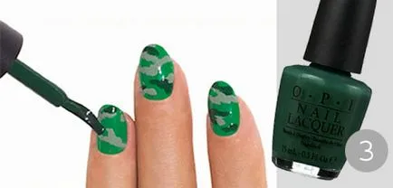 Camouflage Nail Art (Master Class), grupul manichiură, pedichiură