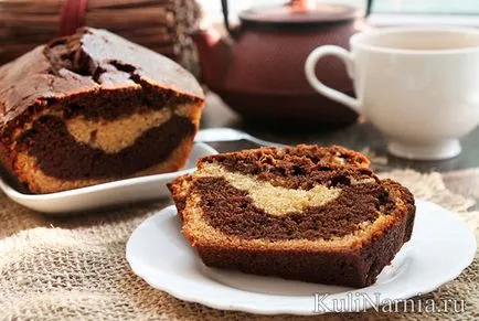 Cake „márvány” recept lépésről lépésre fotók