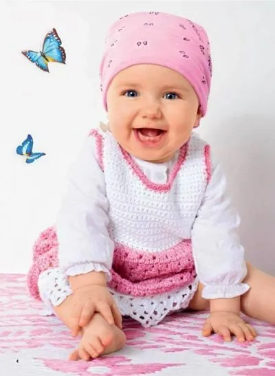 Закачливо рокли за бебе кука - плетива за деца