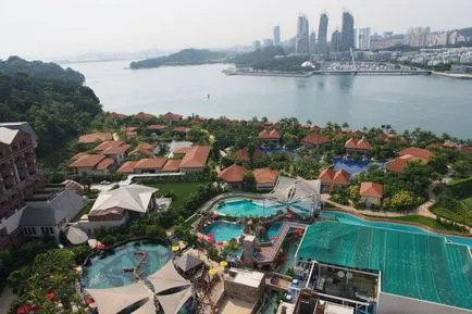 Ключът към остров Сингапур на Sentosa забавления (Sentosa), как да стигнем до там, колко струва и какво