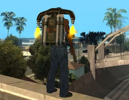 Код dzhetpak (струя пакет) в GTA San Andreas