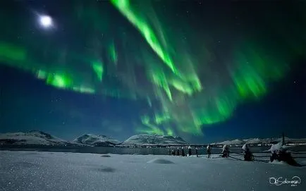 Gyönyörű képek az aurora, fotton