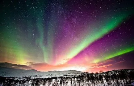 Gyönyörű képek az aurora, fotton