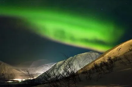 Gyönyörű képek az aurora, fotton