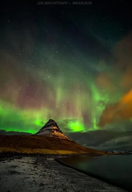 Gyönyörű képek az aurora, fotton