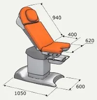 Fotolii ginecologice kgm-3S - prețul de 340.000 de ruble