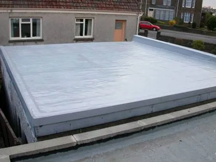 Покривът на бетон подготовката и етапи