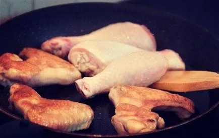 Csirke paradicsomos-tejszínes mártással egy lépésről lépésre recept fotók