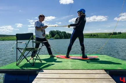 Személyes tapasztalat, mint álltam a wakeboard