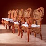 Луксозен, плетени мебели направени от изкуствен ратан