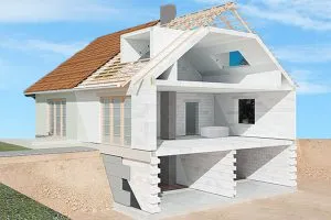 Prototípus Műhely - ház, gyártása faházak elrendezések - „House” - fa