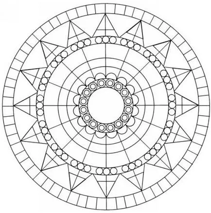 Mandala pénz vonzza gazdagság és a jólét