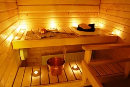 Mini sauna în apartament