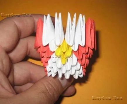 Moduláris origami madár