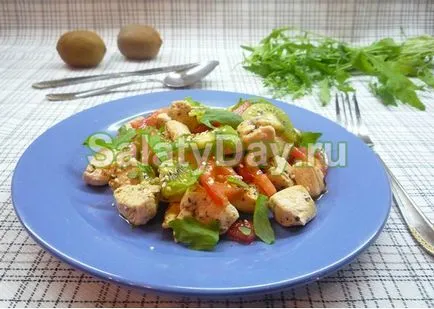 Hús saláta az ünnepi asztalon - az egyik legnépszerűbb ékszer recept fotókkal és videó