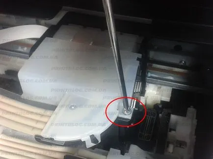 Setarea și CISS profilaxie epson l100, L110, L200, L210, L355, l555, L800, etc.