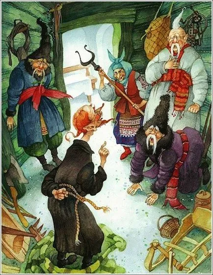 В нощта преди Коледа - Илюстрация Олга Ionaytis