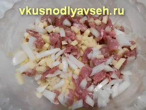 Ochpochmak - Tatar tészta háromszögek, lépésről lépésre recept fotók