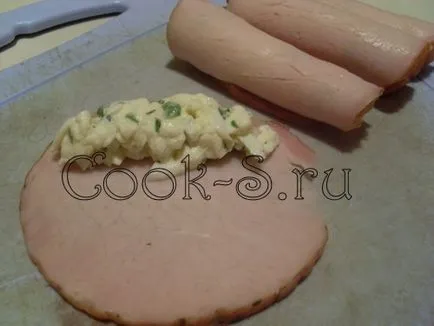 Ham tekercsek - lépésről lépésre recept fotókkal snack