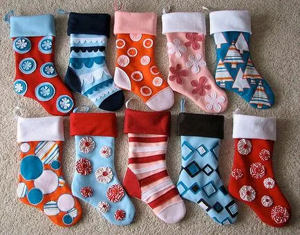Коледни чорапи за подаръци