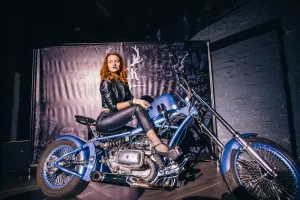 Фотосесия с мотоциклет снимана на велосипед, за мотоциклет за фотография в Киев