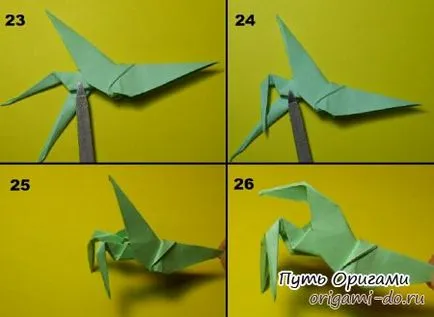 Origami Ansamblu circuit de Mantis - un mod de origami