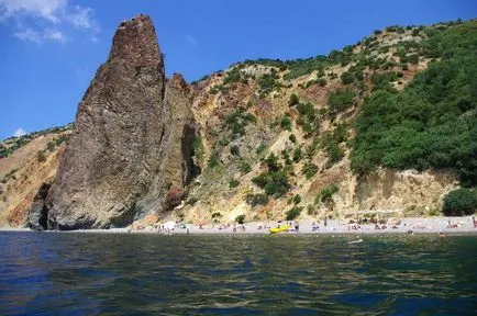 Relaxați-vă la Cape Fiolent, plajele Fiolent pe hartă