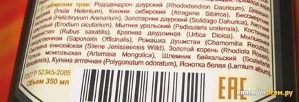 Ismertetőt egy speciális samponnal Agafia hajhullás ellen és törékeny hajat „receptek nagymama Agafia” 17