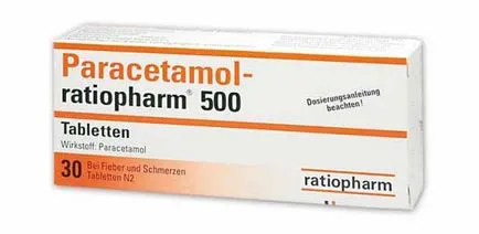 Paracetamol szoptatás optimális dózis és ellenjavallatok