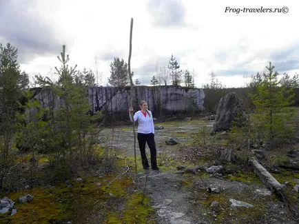 Park és a Marble Canyon Karéliában Ruskeala fotók, ahol maradni